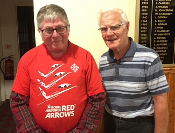 Geoff Brown with Peter McLeish